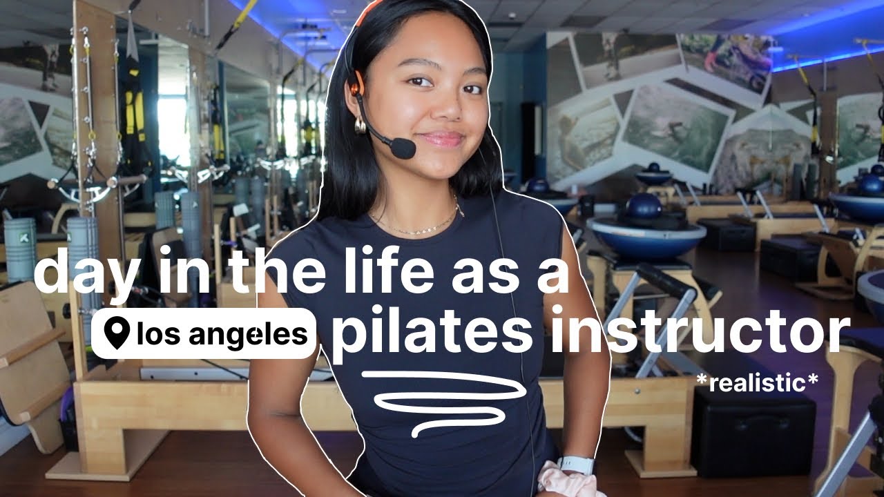 day in my life as a pilates instructor 🩰teaching 5 classes in one day + what I eat in a day