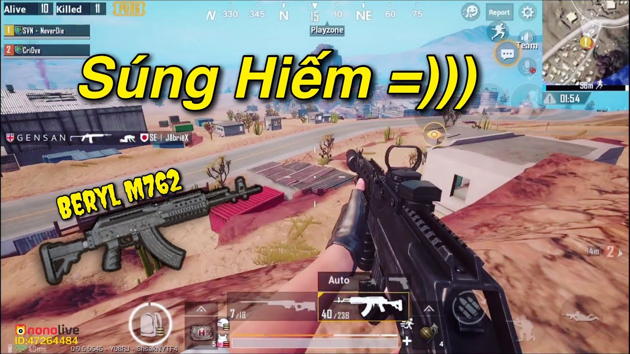 PUBG Mobile | Nơi Có Nhiều Súng Hiếm Map Sa Mạc - Sức Mạnh Của Beryl M762 √