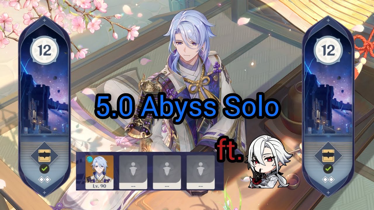 C6 Ayato Solo | 5.0 Spiral Abyss Floor 12 Both Sides (9⭐ Clear)