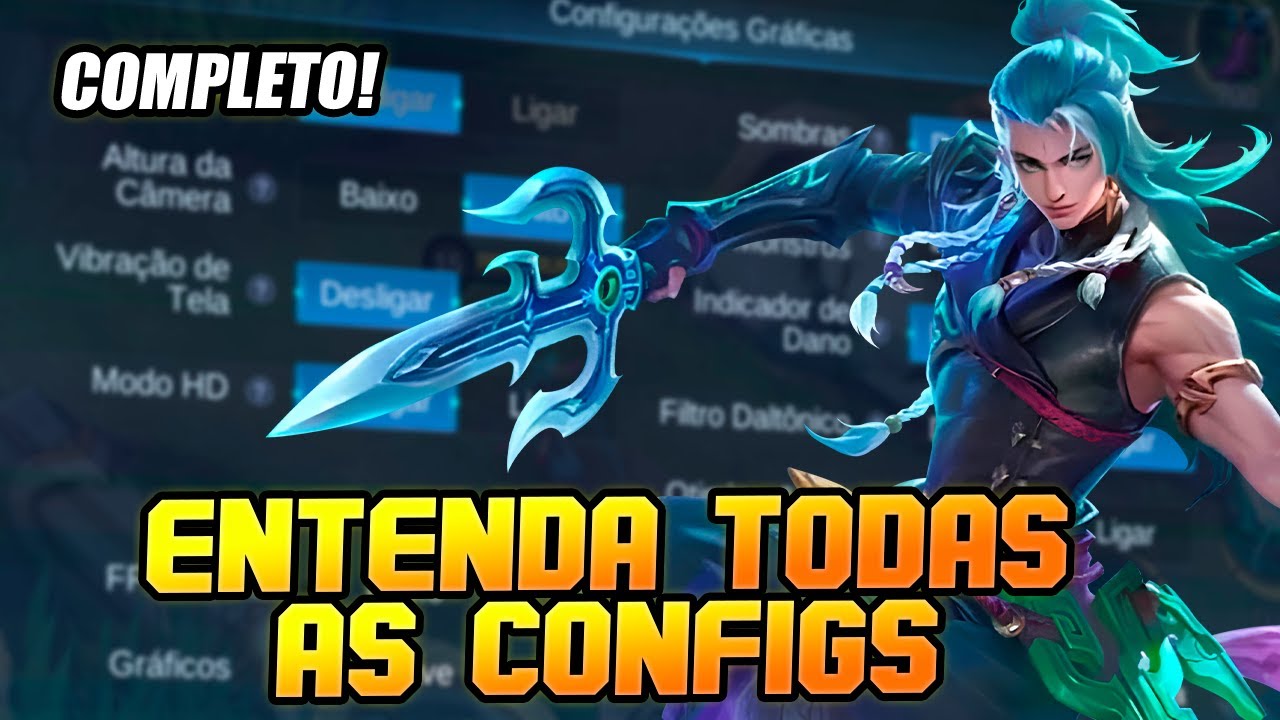 AS MELHORES CONFIGURAÇÕES PARA O MOBILE LEGENDS!