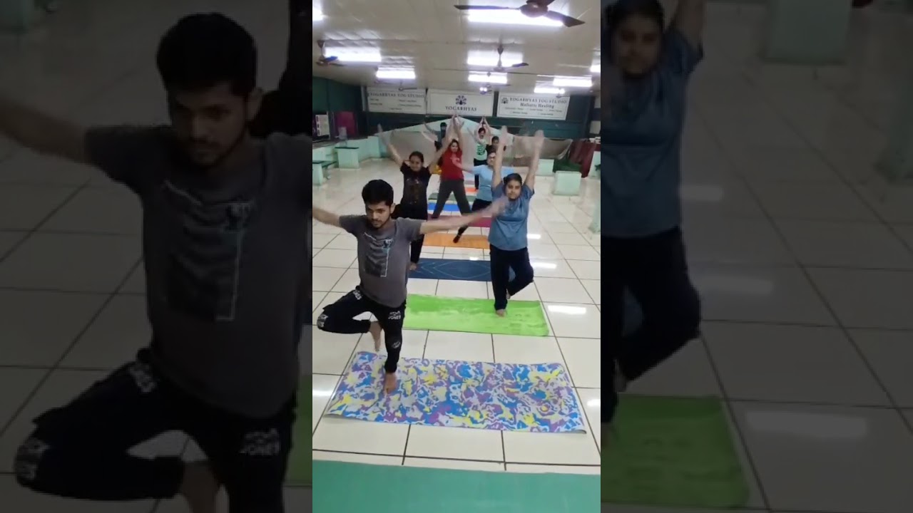 Yog flow #dailyyog#coupleyog#happyfaces#yogjourney