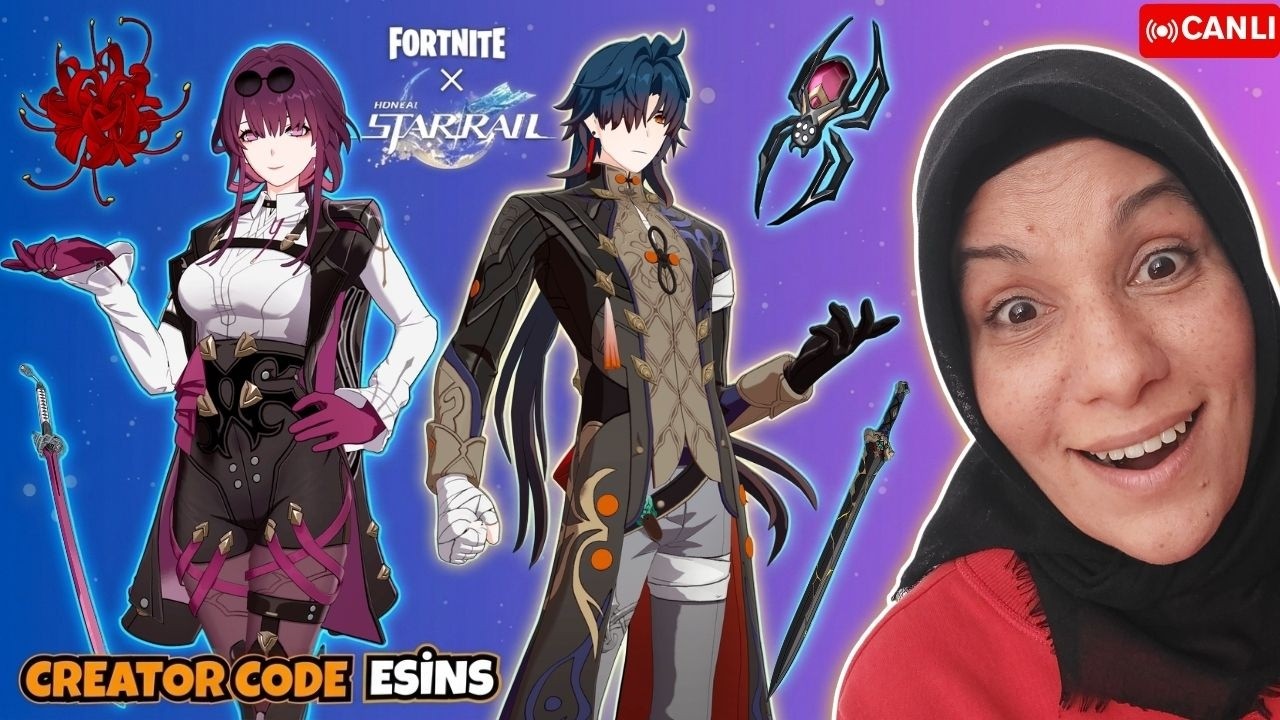 HONKAİ STAR RAİL Paketi Fortnite Mağazada | RELOAD CANLI