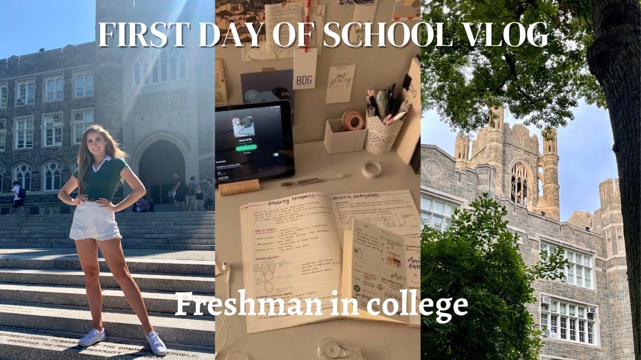 VLOG 14: First Day of College | College in NYC vlog | Fordham University