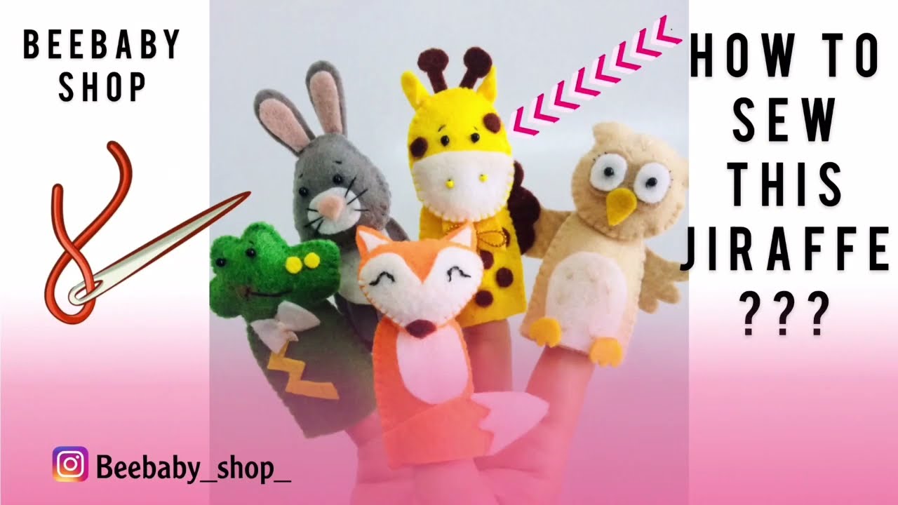 how to sew this jiraffe???/آموزش نمد دوزی/ چه جوری این زرافه رو  با نمد  بدوزی  ؟؟؟