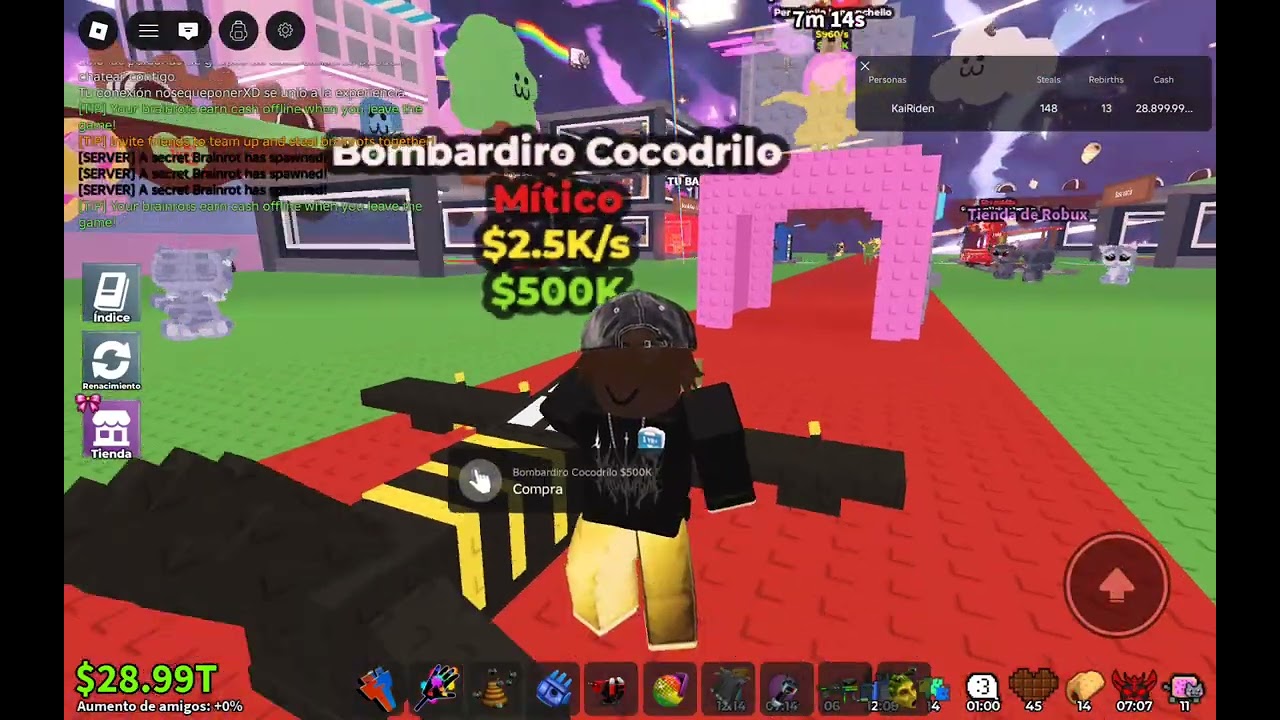 Admin Abuse De Roba Un Brainrot (Lo Subí Tarde