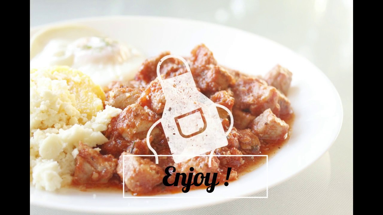 Pork Stew -  Tochitura  - Romanian Traditional Recipe