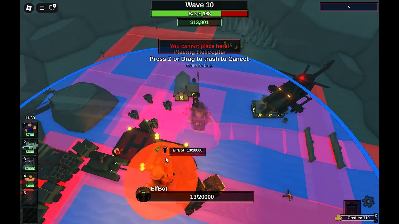 Classic Tower Battles Christmas 2017 solo - without railgunner or phaser