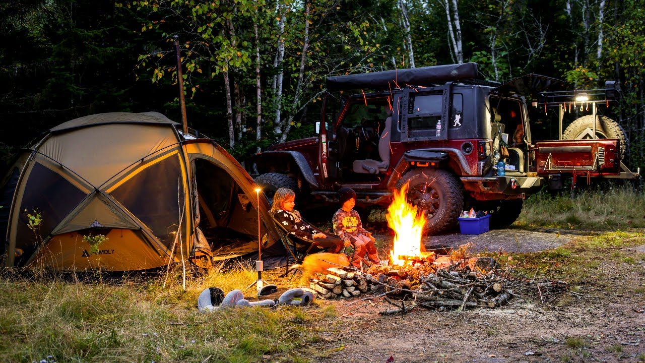 Hot Tent Camping Overland Adventure