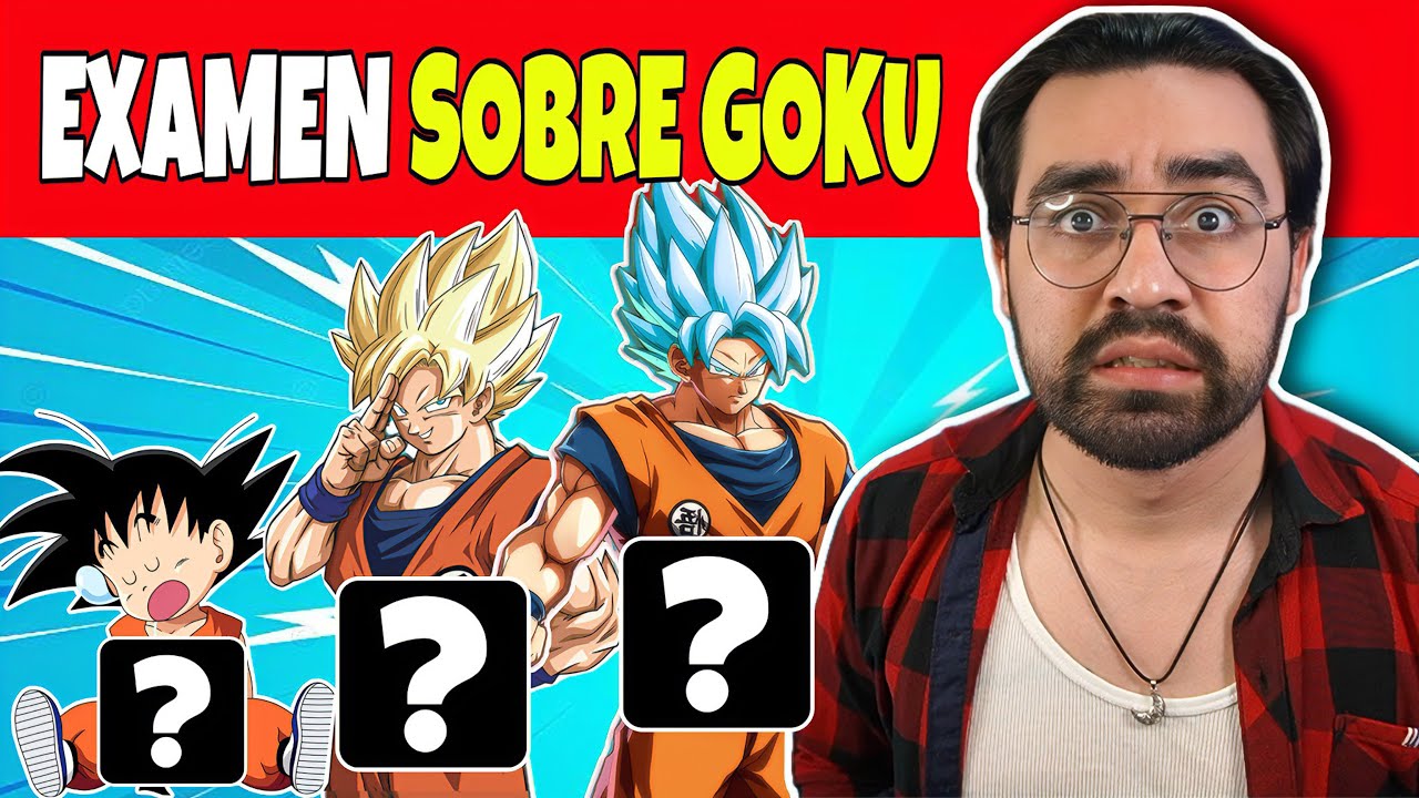 Abraham Z hace UN EXAMEN SOBRE GOKU❌ ¡Esta fue mi calificación!