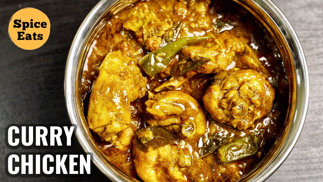 CURRY LEAF CHICKEN CURRY | SPICY CHICKEN GRAVY FOR CHAPATHI