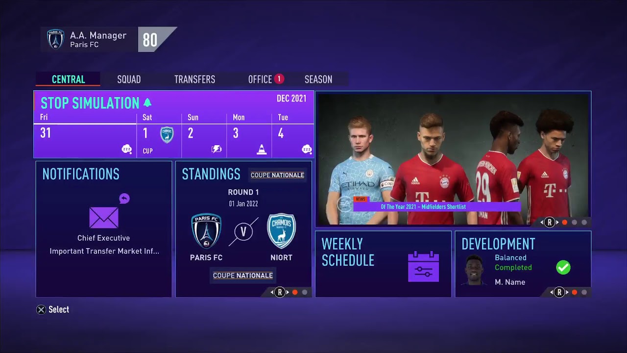 FIFA 21 Career Mode/Paris FC