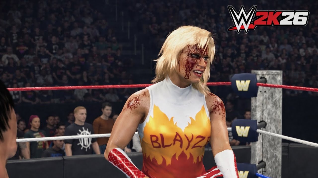 WWE 2K26 Эй Джей Ли против Алундры Блейз (Мадуза)