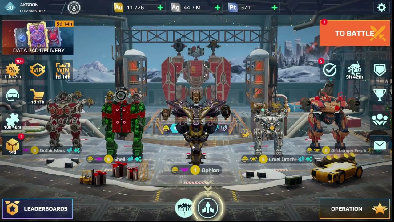 War Robots Steam 25 Red Datapad opening