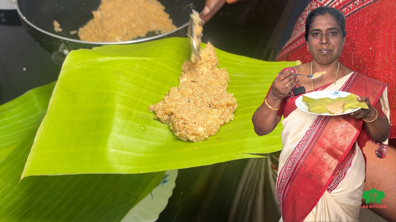1 Cup ரவை இருந்தால் உடனே இப்படி செய்து சாப்பிடுங்க - Banana Leaf Sweet Recipe