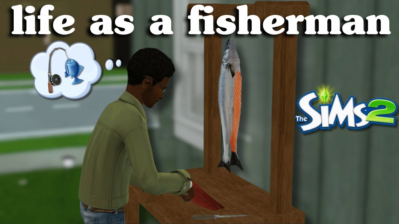 turning the sims 2 in a cozy fishing simulator! 🎣🐟sims 2 custom hood