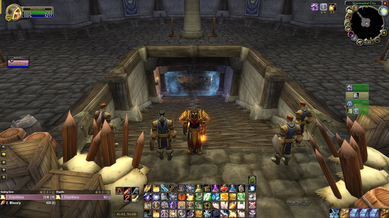 Classic Wow Stockade One Pull Strategy - Paladin