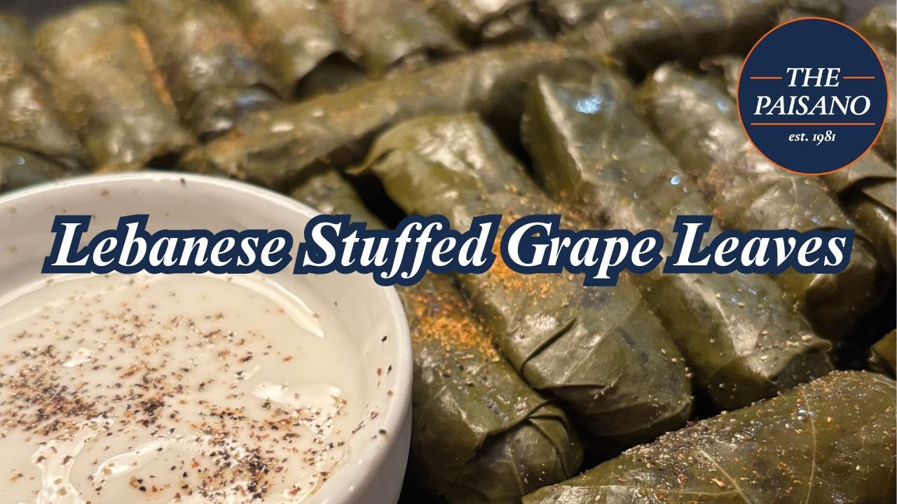 Lebanese Stuffed Grape Leaves Recipe
