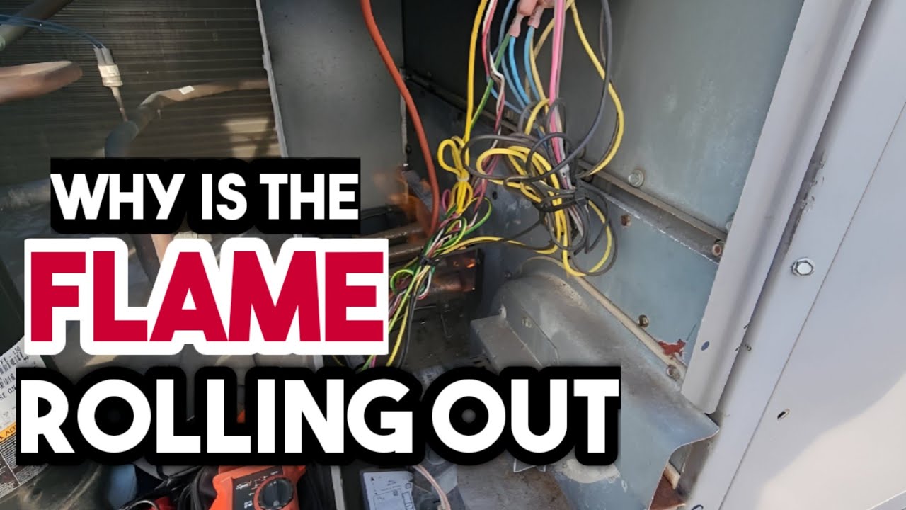 Flame Roll Out And The Reason Why On A Carrier Rooftop