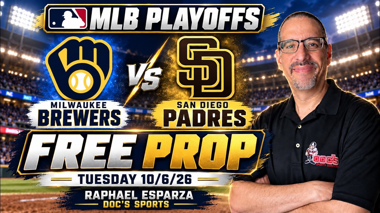 Brewers vs Padres 10/6/26 MLB Best Bet | MLB Picks & Predictions | Raphael Esparza - Doc Sports