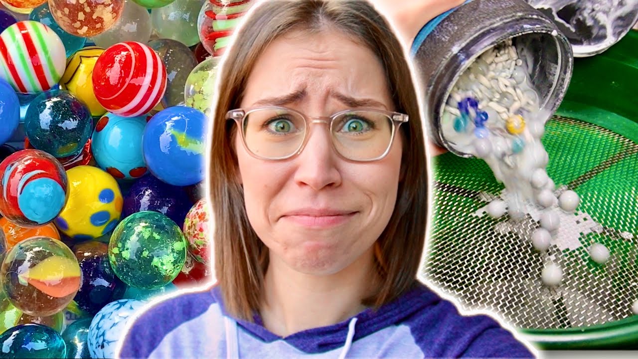 I Put Marbles in a Rock Tumbler & Something Weird Happened! Then I Give Them to YOU!