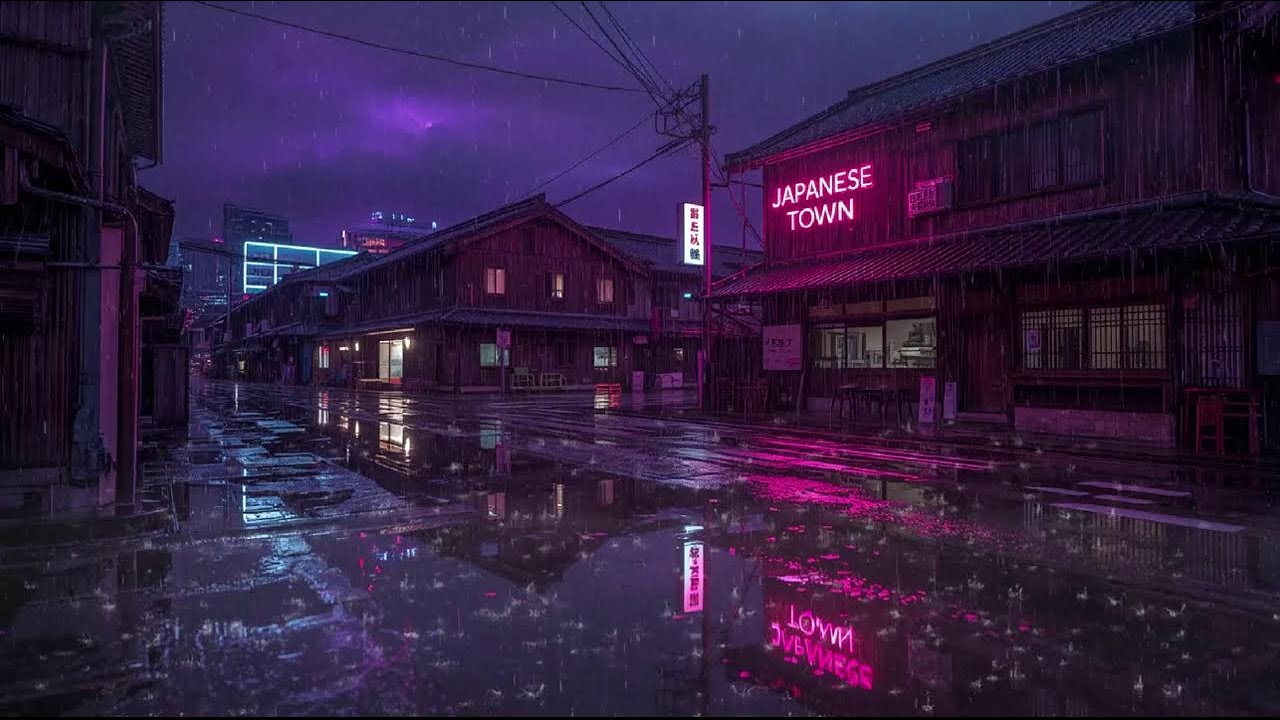 Rainy Night Lofi Mix 🌙 Calm Chillhop Beats to Relax, Study & Sleep #91