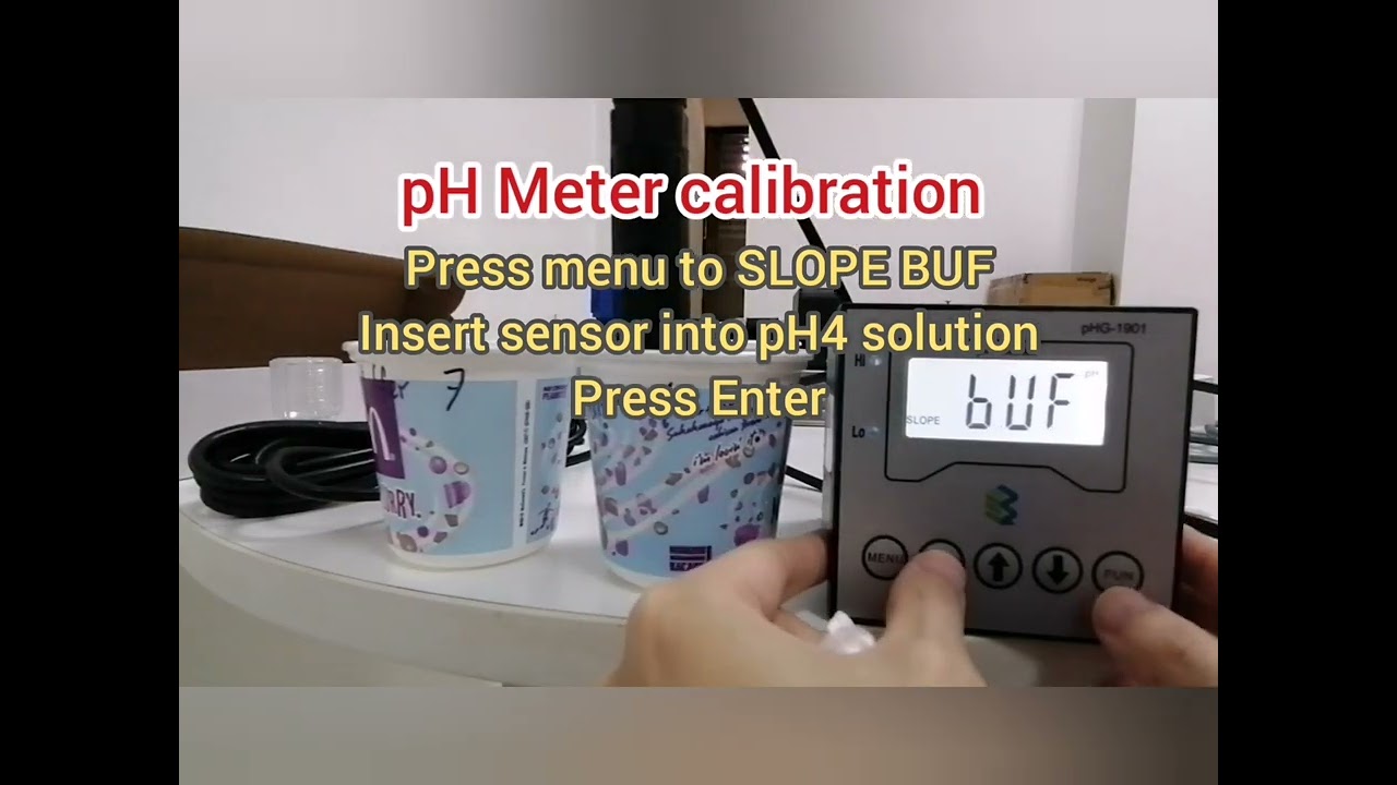PHG 1901 Online pH Meter Calibration