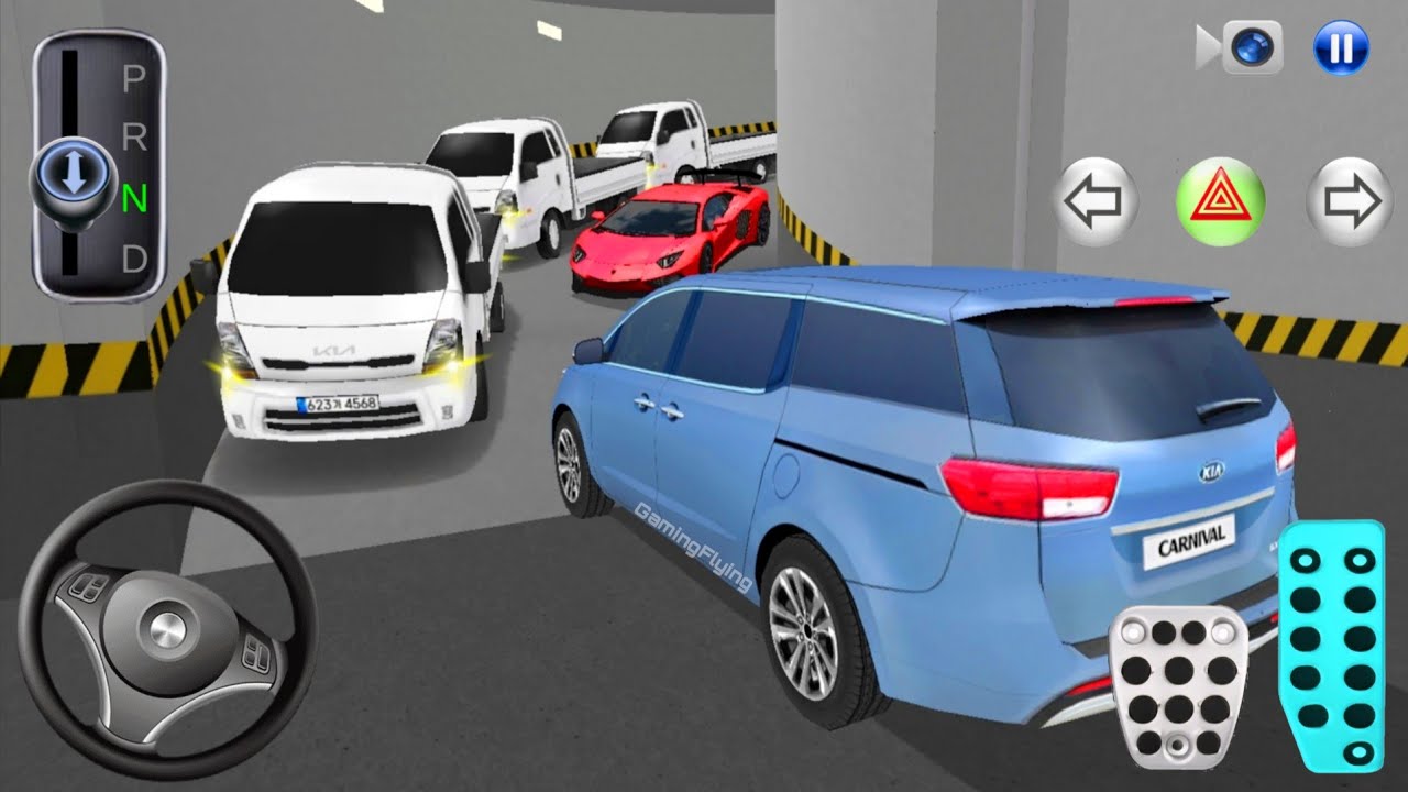 New Carnival car Stuck in Parking Garage - 3D Driving Class 2025 - 3D Driving Class Game - Car Game