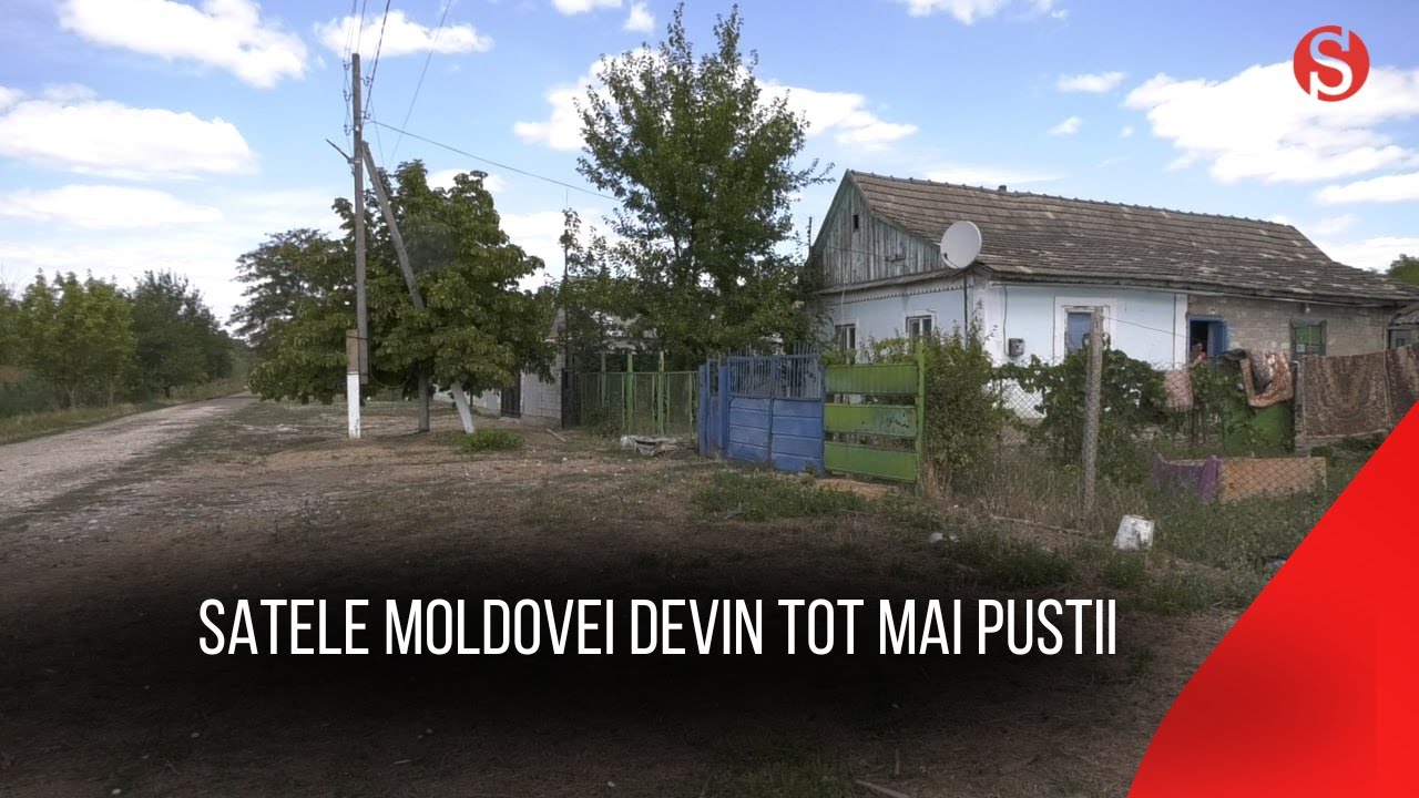 Satele moldovei rămân fără oameni. În Lazo, Ștefan Vodă, doar trei gospodării locuibile