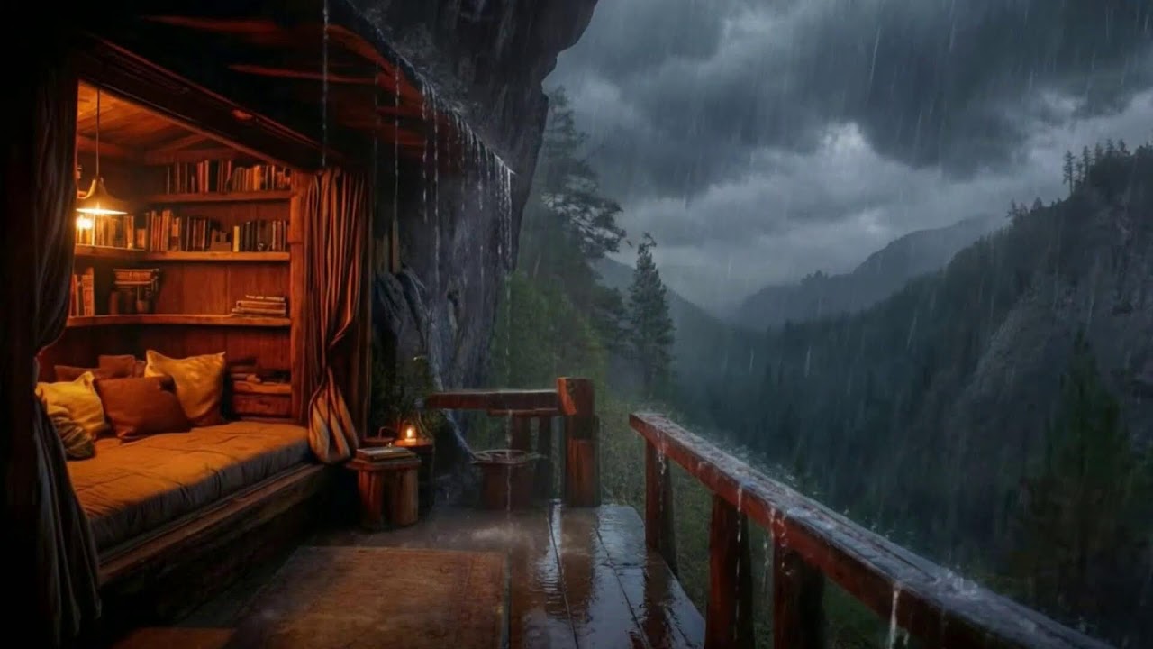 EPIC THUNDER & RAIN | Rainstorm Sounds For Relaxing, Focus or Sleep | White Noise 10 Hours