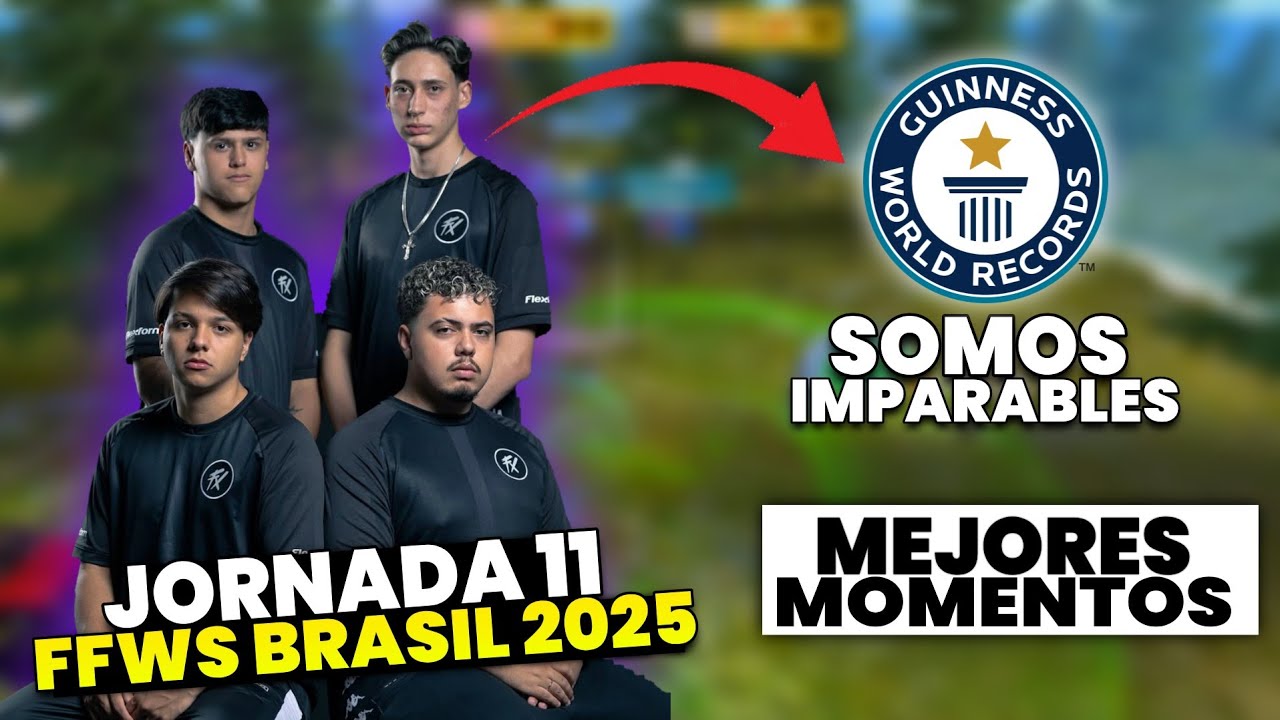 RECORD MUNDIAL DE FLUXO CON 6 BOOYAHS - FFWS BRASIL 2025