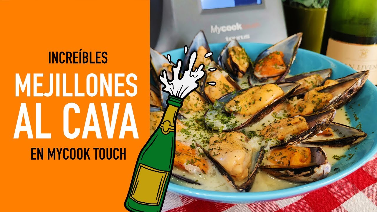 🧡 MEJILLONES al CAVA🍾  con MyCook Touch - RECETA FÁCIL y DELICIOSA