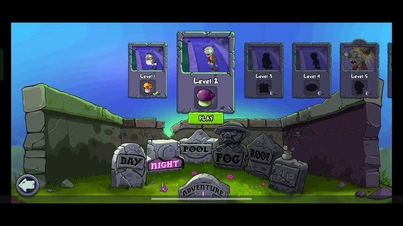 Plants vs Zombie Mobile Gameplay Live Stream part 2 