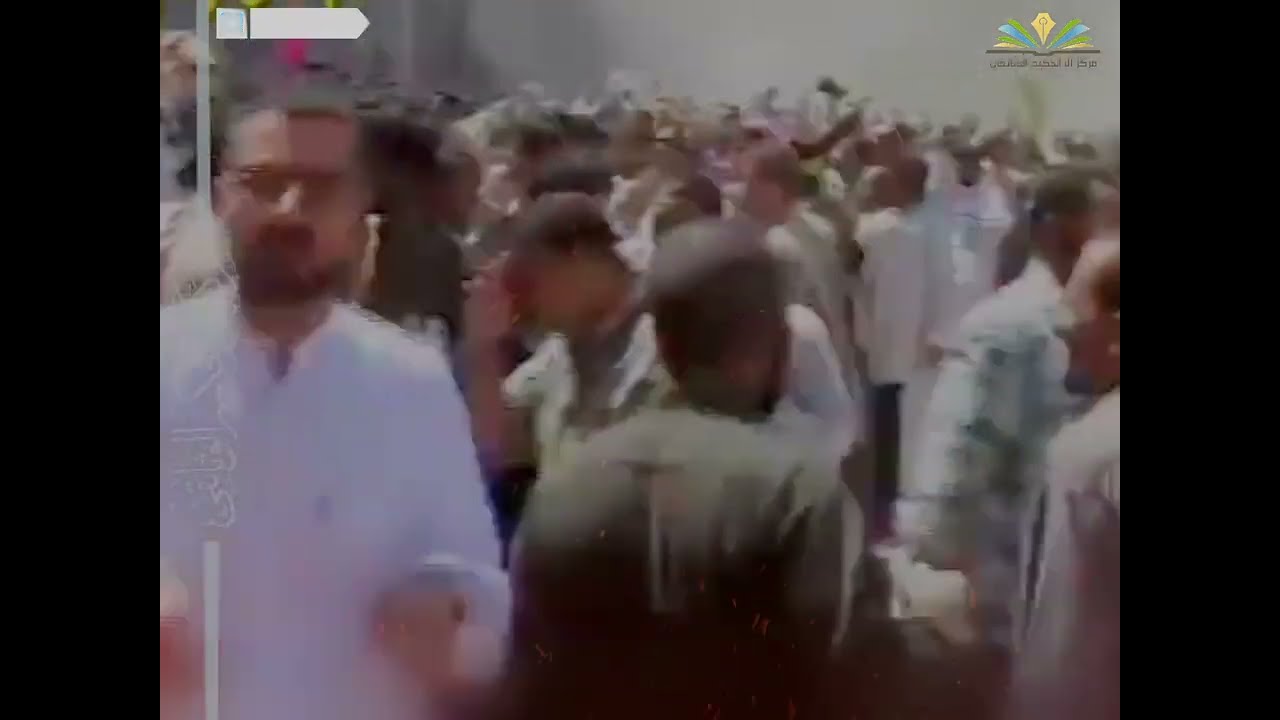 لحظة استشهاد شهيد المحراب (قدس سره) في الصحن الحيدري الشريف