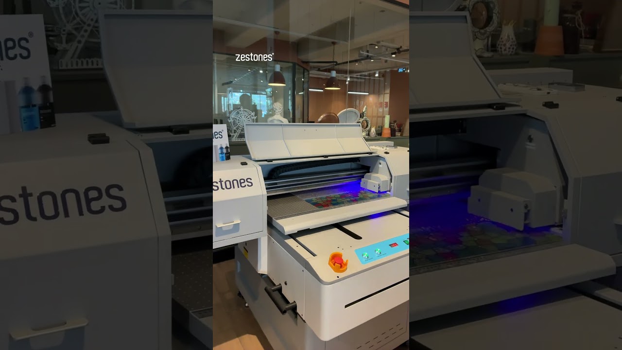 UV Baskı Makinesi ile Pleksi Y&uuml;zeylerde Vitray Desen Uygulaması
