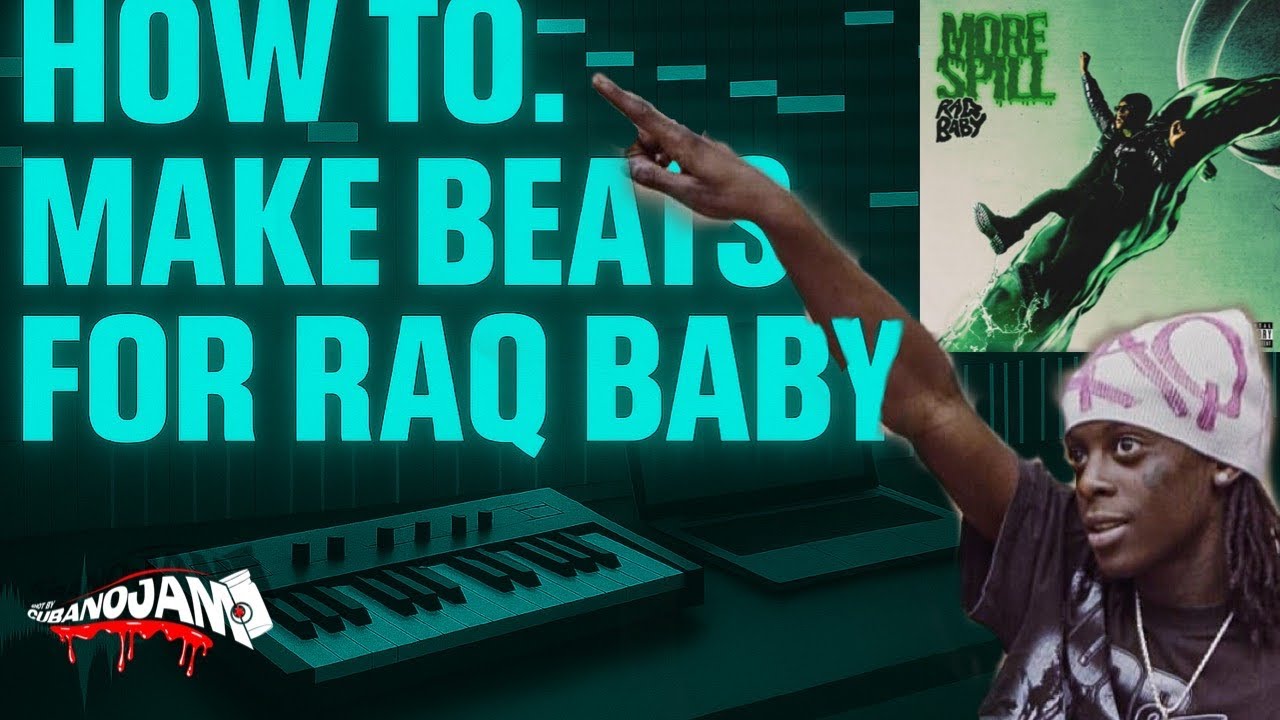 How to ACTUALLY make beats for Raq Baby from scratch in 8 min!! | FL Studio Tutorial