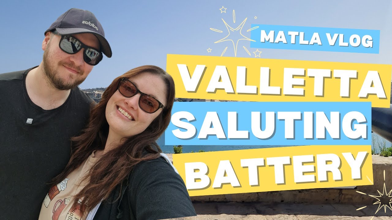 Exploring Valletta During our Final Day in Malta | Watching the 12pm Saluting Battery: SOUND ON LOW