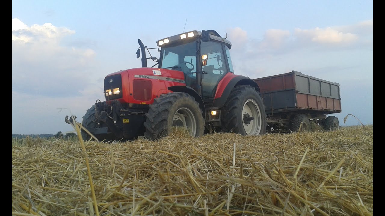 Żniwa 2015 Pszenica John Deere Massey Ferguson Renault Manta MM336 HD 60 FPS