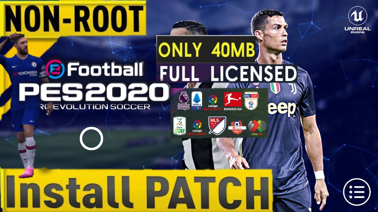 [NON ROOT] TUTORIAL INSTALL PATCH FULL LISENSI PES 2020 MOBILE VIA VIRTUAL BACKUP