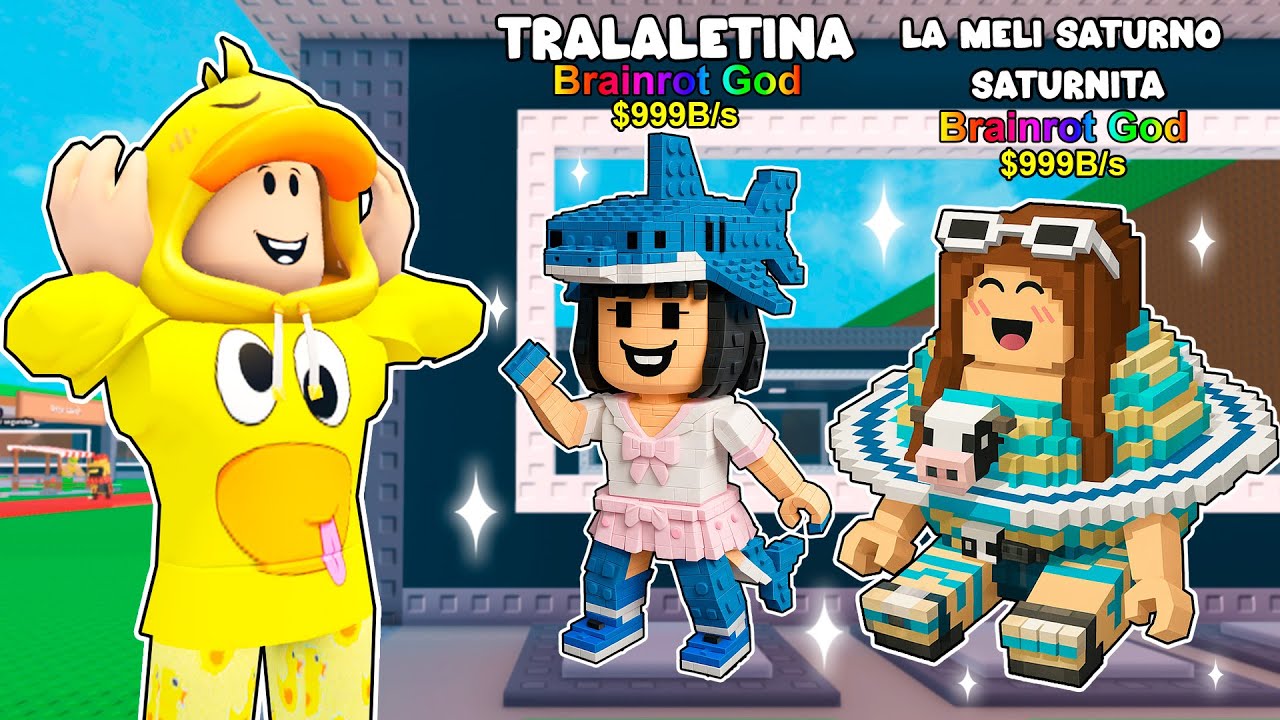 FUSIONANDO a mis AMIGOS con BRAINROTS en Steal a Brainrot Roblox!