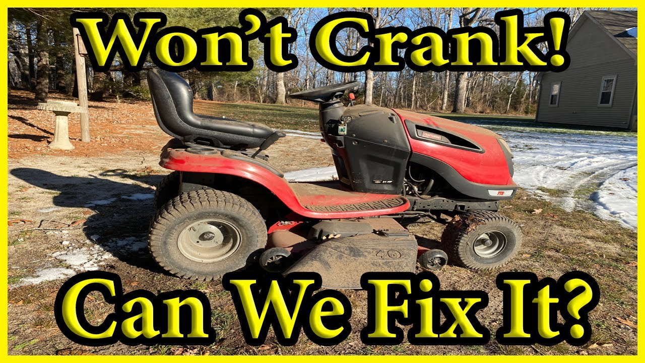Газонокосилка Craftsman YT 3000 не заводится! Можно ли её починить?