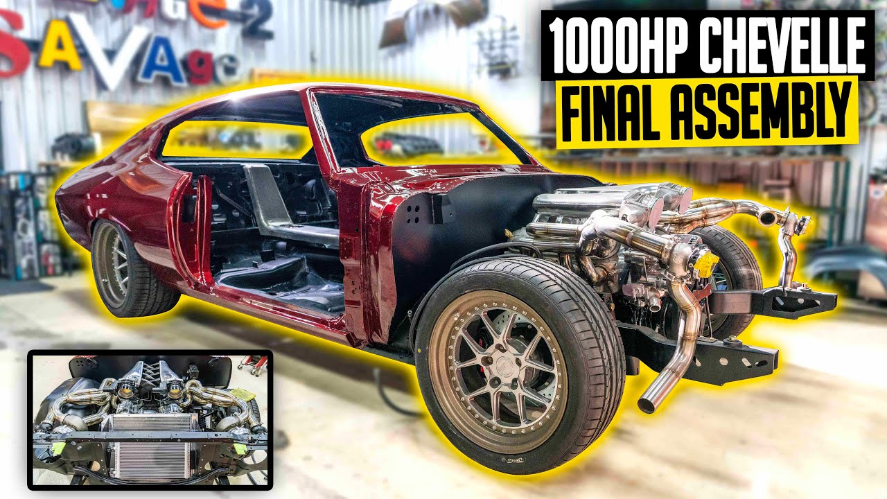 Twin Turbo LSX Chevelle — начинаем финальную сборку! — Chevy Chevelle мощностью 1000 л.с., эпизод 18