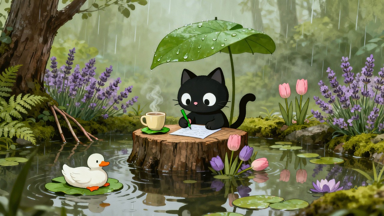 Small steps every day lead to big results  🌸 Soft Forest Lo-fi Jazz for Study, Focus