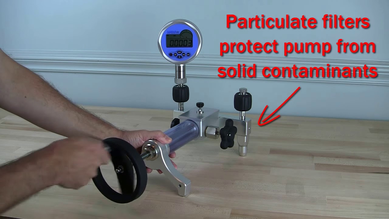 Additel: ADT925 and ADT927 Hydraulic Pressure Test Pumps
