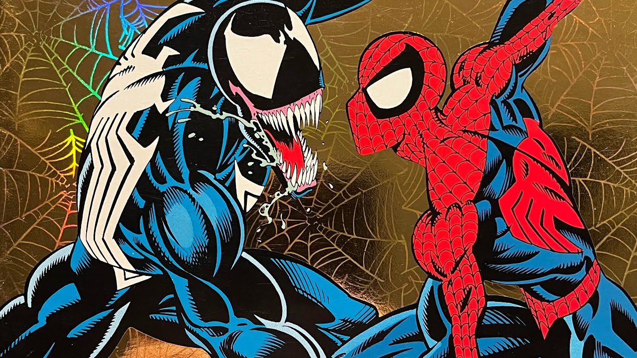 AMAZING SPIDER MAN 375. Mark Bagley draws the final battle (for now) with venom.  Solid book. 