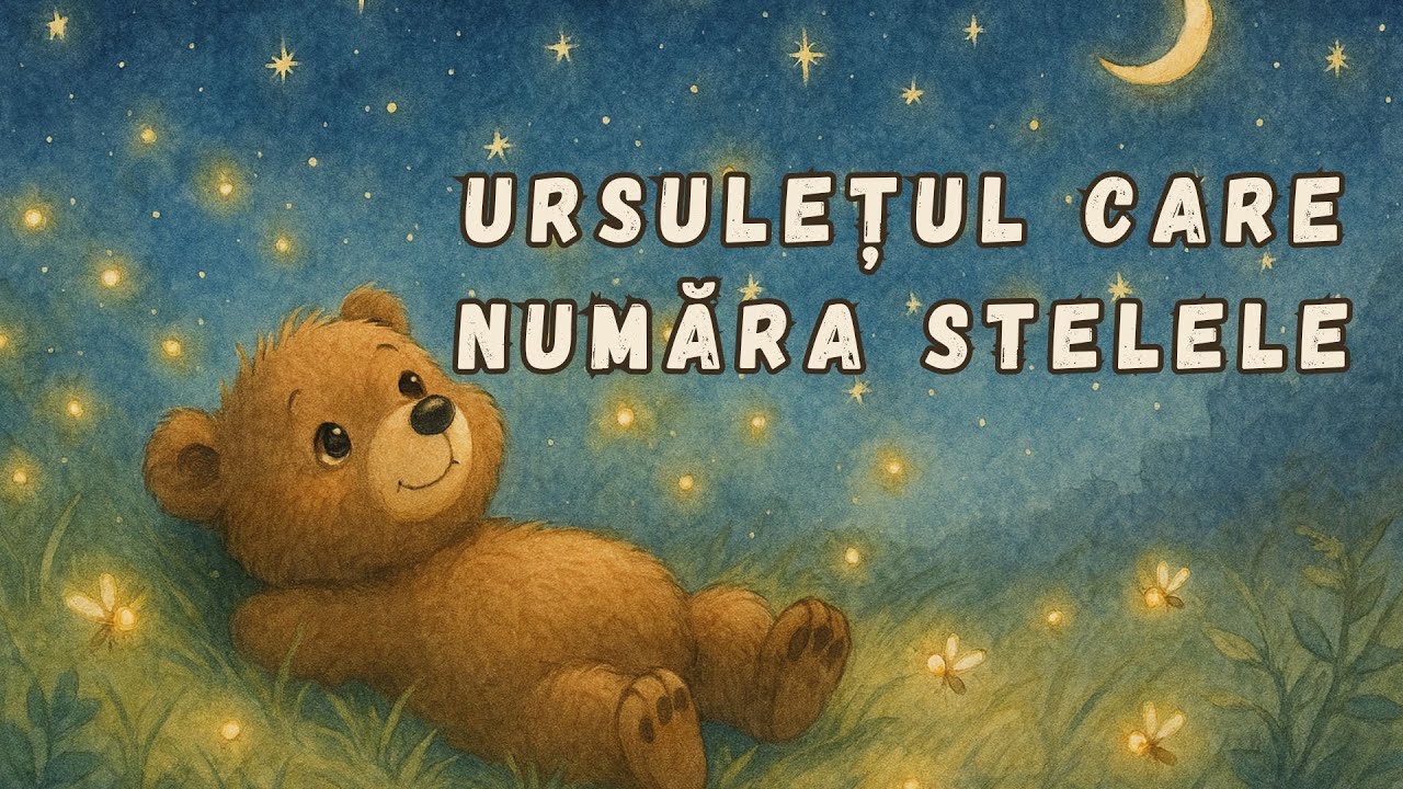 Poveste pentru somn – Ursulețul care număra stelele
