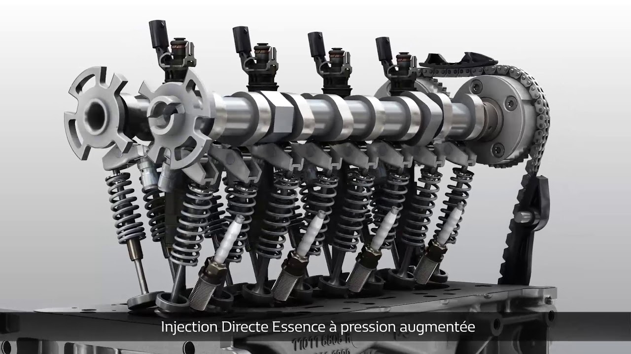 Renault 1.3 TCe Engine Animation, 3D Engine Animation