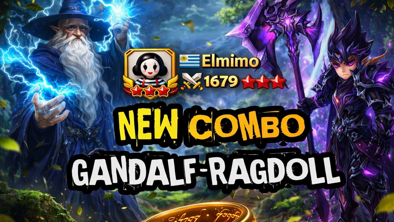 G3 PLAYER with NEW TOYS! WATER GANDALF  LIKE BIG STONE IN RTA SUMMONERS WAR
