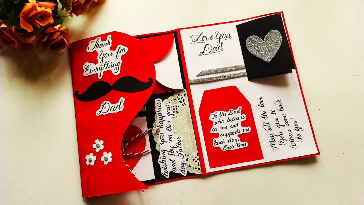 DIY Father's Day Card | Special Greeting Card for Father's Day | Father's Day Craft Ideas | Tutorial