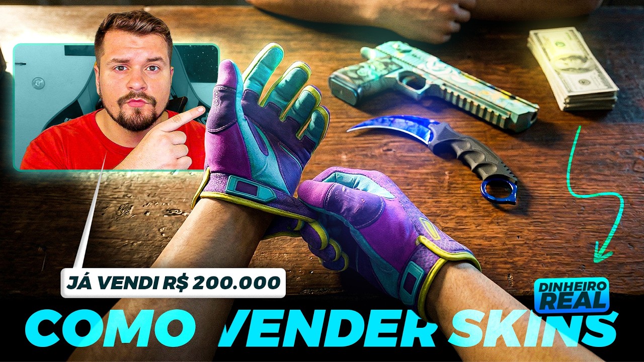 How to sell CS2 skins for real money (I've already sold R$200,000 using this method)