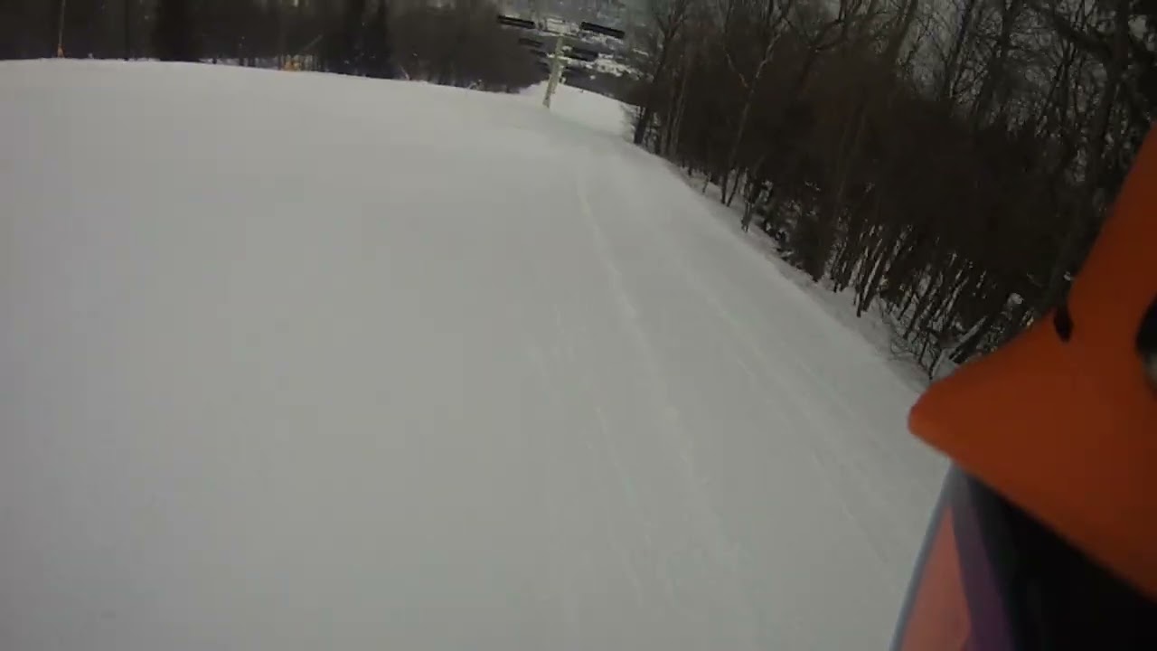 02/26/26 The Big Man skiing FLUFF on SPILLWAY.